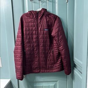 Patagonia Burgundy Quilted Jacket